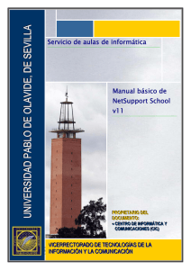 Manual básico de software de control de aulas (NetSupport School
