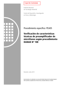 PEA05 Verificación de características técnicas de