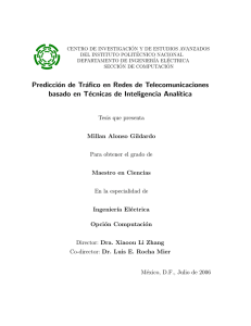 Predicción de Tráfico en Redes de Telecomunicaciones basado en