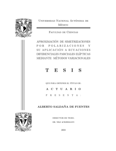 tesis - Instituto de Matemáticas | UNAM