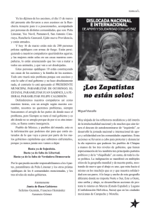 ¡Los Zapatistas no están solos!