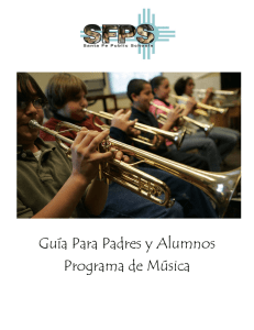 Guía Para Padres y Alumnos Programa de Música