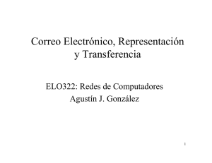 Correo Electrónico, Representación y Transferencia