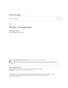 Abuela / Grandmother - ScholarWorks@UMass Amherst