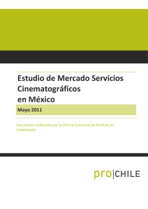 Estudio de Mercado Servicios Cinematográficos en México