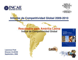 Informe de Competitividad Global 2009