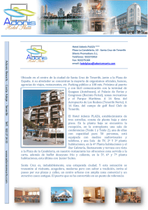Hotel Adonis PLAZA - Bomberos de Tenerife