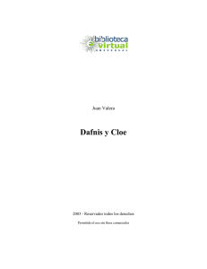 Dafnis y Cloe - Biblioteca Virtual Universal