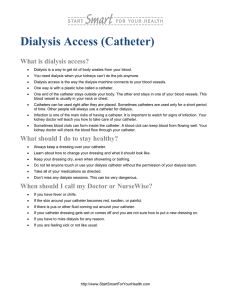 Dialysis Access (Catheter)