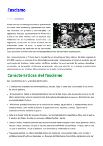 Fascismo Características del fascismo