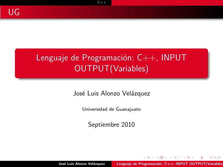 Lenguaje de Programación: C++, INPUT OUTPUT(Variables)