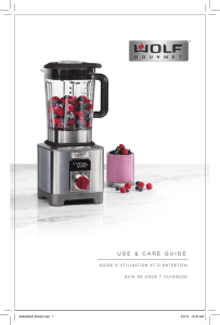 Wolf Gourmet High Performance Blender - Sub