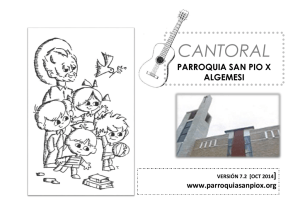 CANTORAL - Parroquia San Pio X