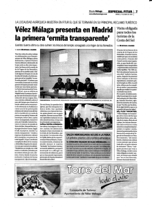 Vélez Málaga presenta en Madri d la primera `ermita