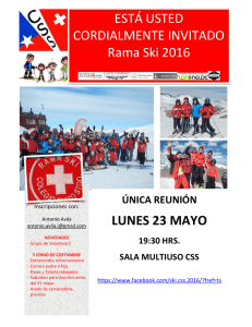 Rama de ski - Colegio Suizo de Santiago