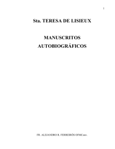 Santa Teresa de Lisieux, Manuscritos autobiográficos