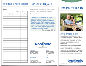 Transonic Flow-QC Vascular Access Patient Calendar in Spanish
