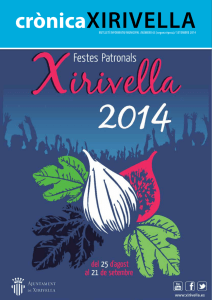 Especial Festes - Ajuntament de Xirivella