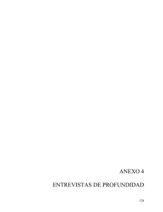 ANEXO 4 ENTREVISTAS DE PROFUNDIDAD