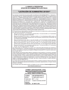 ofertas de suministro electrico