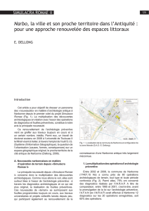Narbo, la ville et son proche territoire dans l`Antiquit&eacute; : pour une