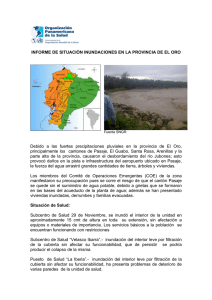 Informe OPS Inundaciones Ecuador El Oro 15 de