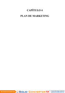 CAPÍTULO 4 PLAN DE MARKETING