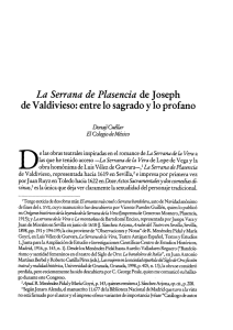 La Serrana de Plasencia - Biblioteca Virtual Miguel de Cervantes