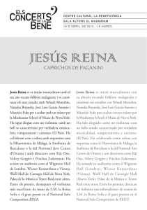 18abril_JESÚS REINA.indd - Centre Cultural La Beneficència