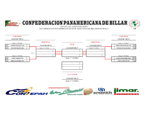 Segunda Fase 2 - Confederación Panamericana de Billar