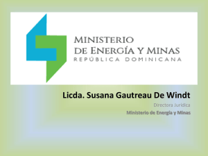 Diapositiva 1 - Ministerio de Energía y Minas