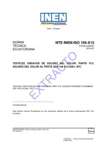 nte_inen_iso_105-X12.. - Servicio Ecuatoriano de Normalización