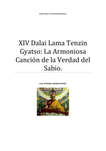 Dalai Lama XIV Tenzin Gyatso - La armoniosa canción del Sabio