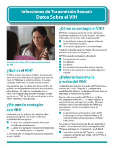 Infecciones de Transmisión Sexual: Datos Sobre el VIH