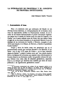 la integraci&oacute;n de fronteras y el concepto de frontera institucional