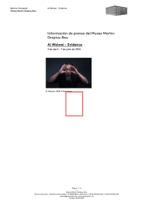 Ai Weiwei – Evidence - Berliner Festspiele
