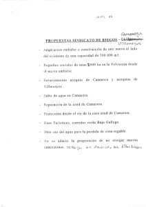 Ampiéaeión embaíse o construcción de uno nuevo al lado de