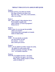 Memorizar el poema de Becquer
