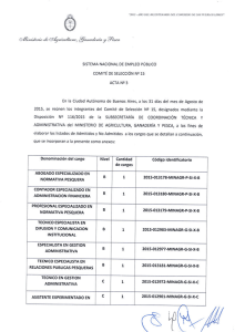 Comité de selección 15 - ACTA 3