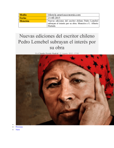 Nuevas ediciones del escritor chileno Pedro Lemebel subrayan el