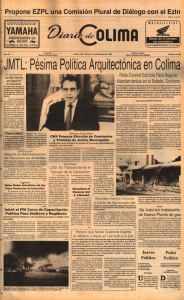 JMIL : Pesima Politica ArquitectOnica en Colim a