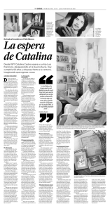 Desde 1977 Catalina Castro espera a su hijo Luis Francisco