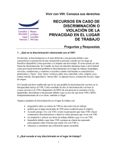 recursos en caso de discriminación o violación de la privacidad en