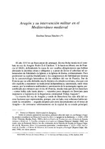 Aragón y su intervención militar en el Mediterráneo medieval