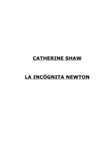 catherine shaw la incógnita newton