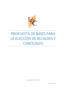 PDF Bases para la Elección de Alcaldes y Concejales