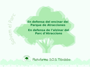 Presentació - Plataforma Cívica per a la Defensa de Collserola.