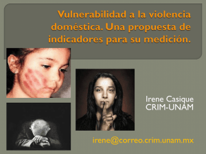Vulnerabilidad a la violencia doméstica