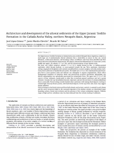 Architecture and development of the alluvial sediments of the Upper
