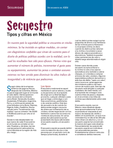 Secuestro, Tipos y cifras en México